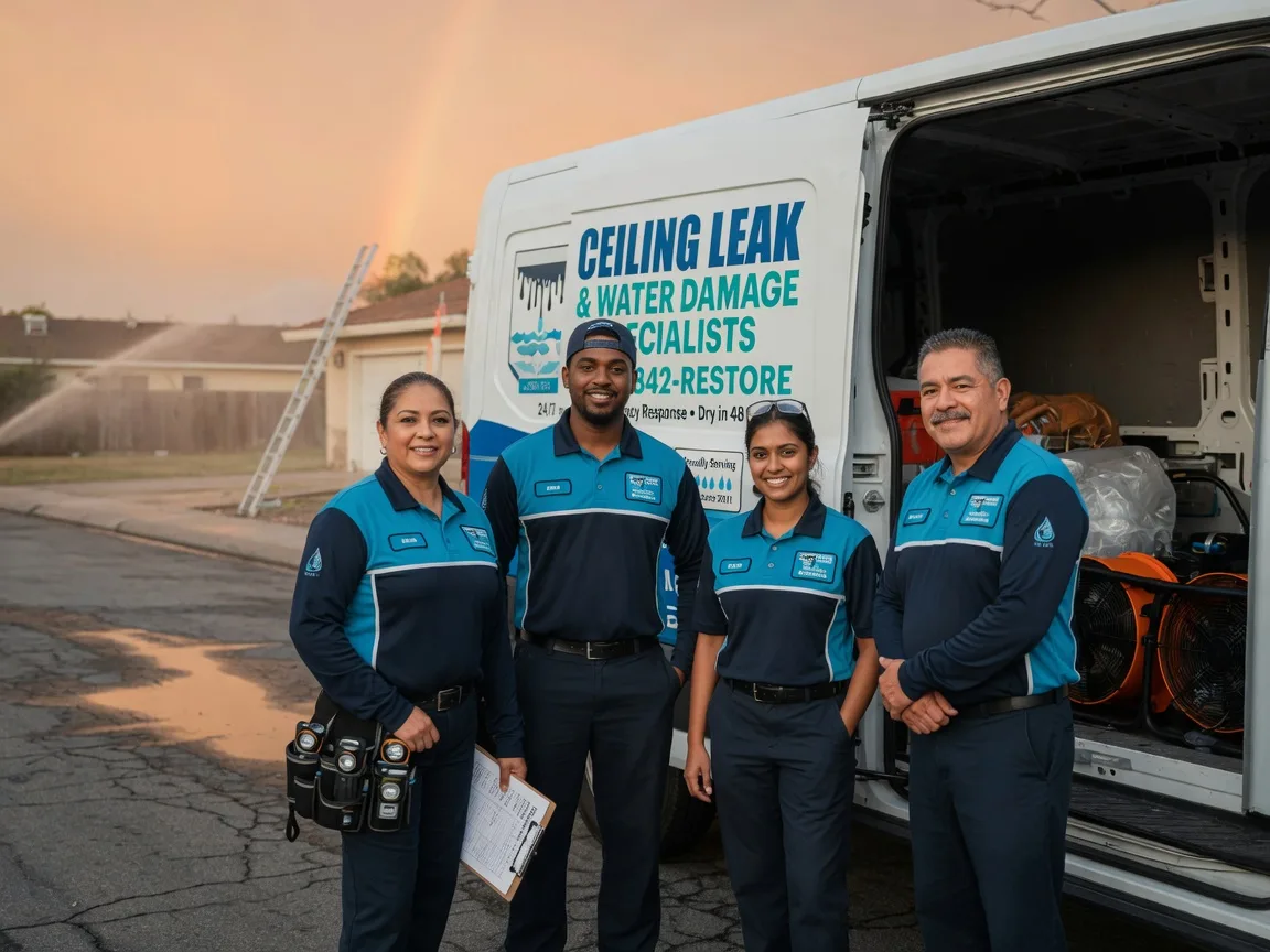 Ceiling Leak Cleanup company in Kemp, TX